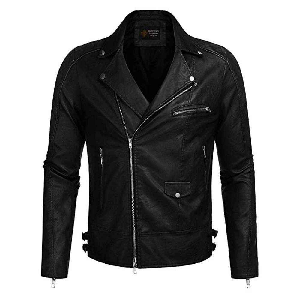 Black Biker Arnold Schwarzenegger Terminator Leather Jacket