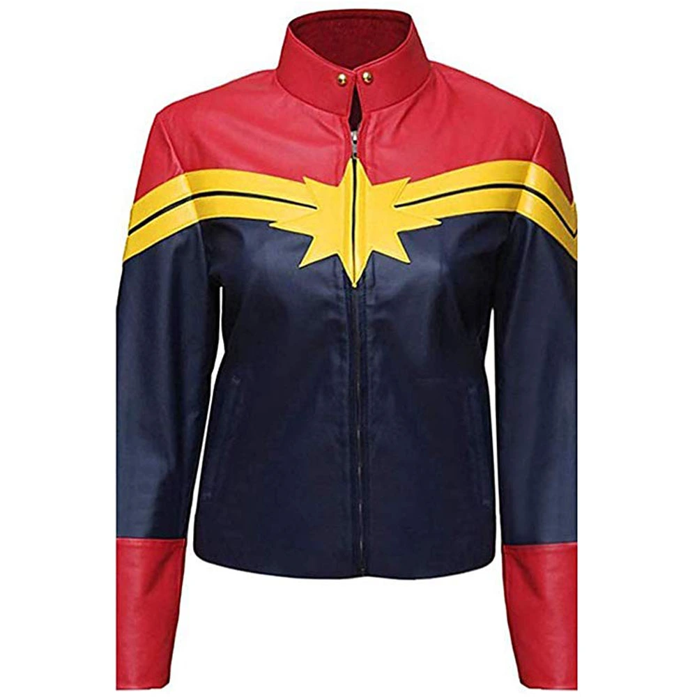 Captain Marvel Costume Jacket Carol Danvers