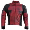 Deadpool Leather Red Jacket