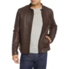 Lambskin Leather Moto Jacket