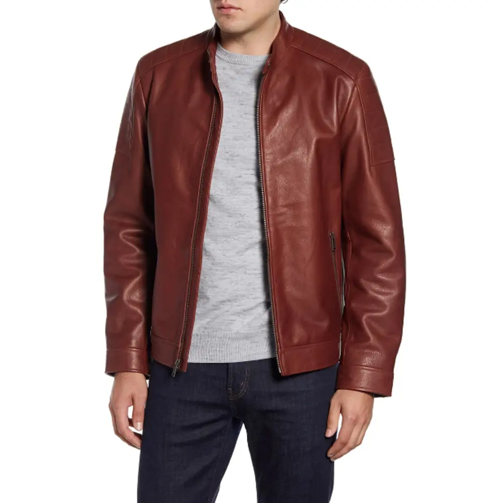 Leather Moto Jacket