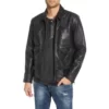 Regular Fit Leather Jacket