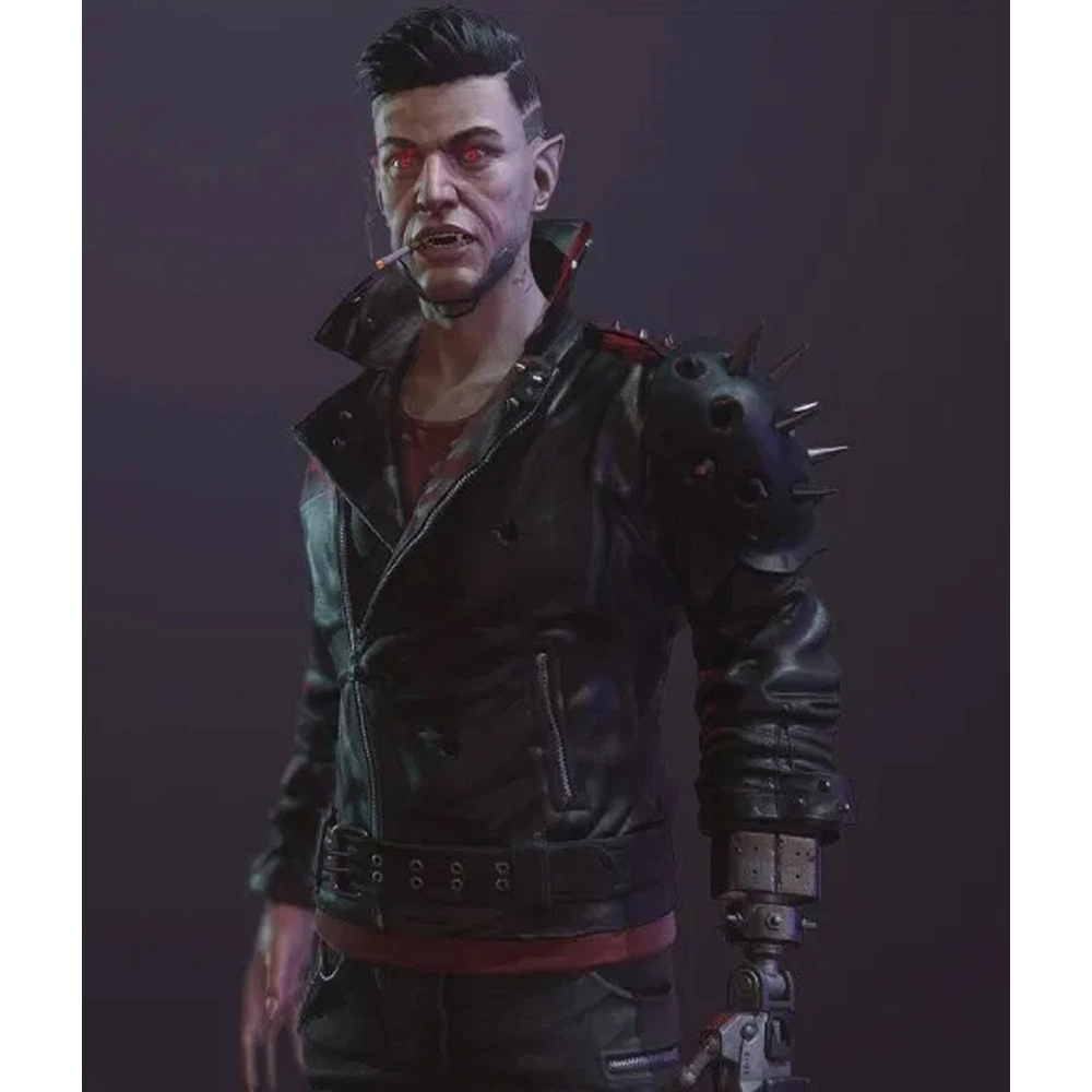 Cyberpunk 2077 Dracula Leather Jacket