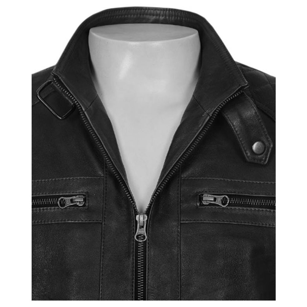 Sheep Skin Soft Black Leather Jacket | Black Leather Jacket Collection